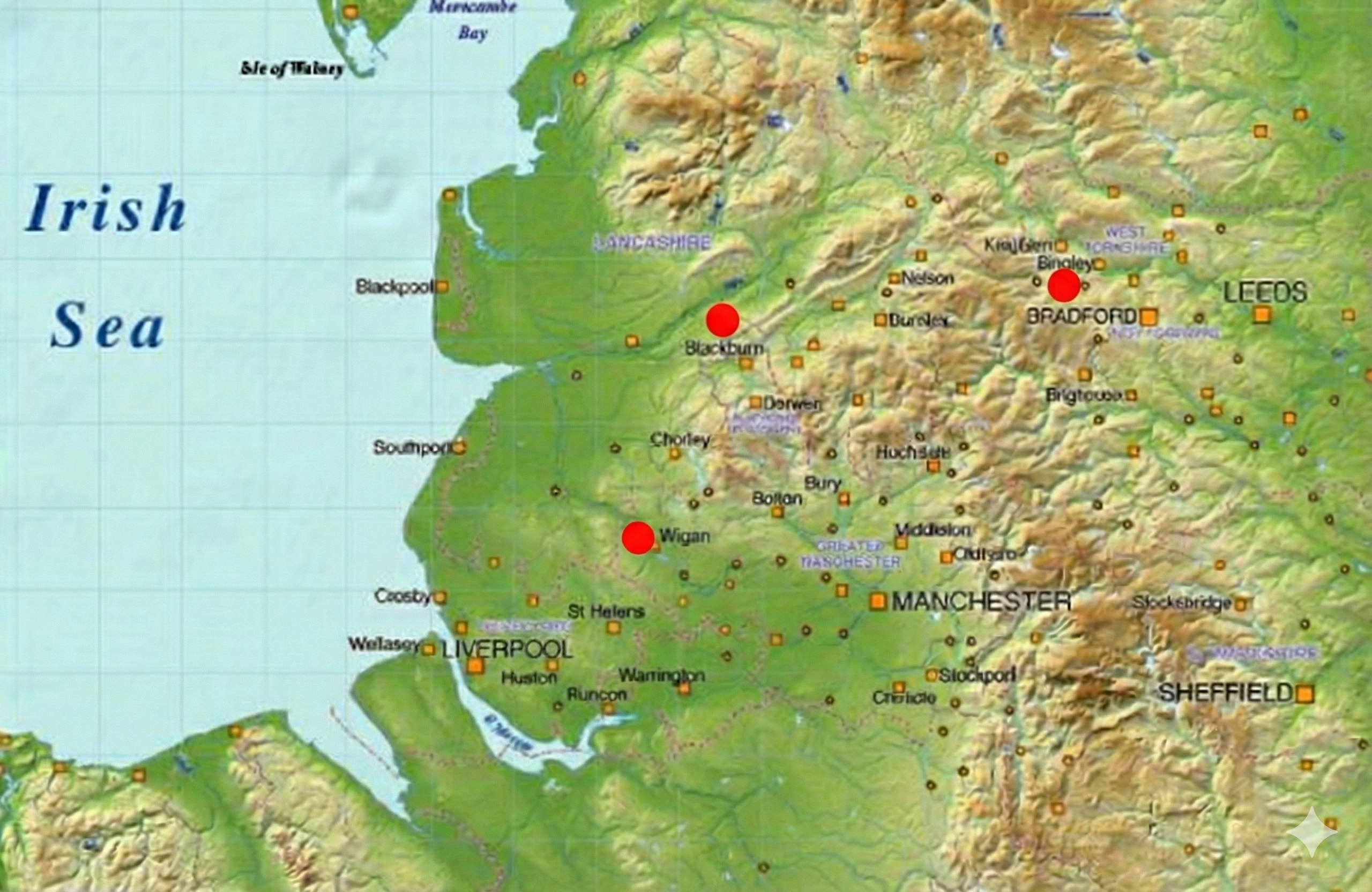 Map of Practice Locations